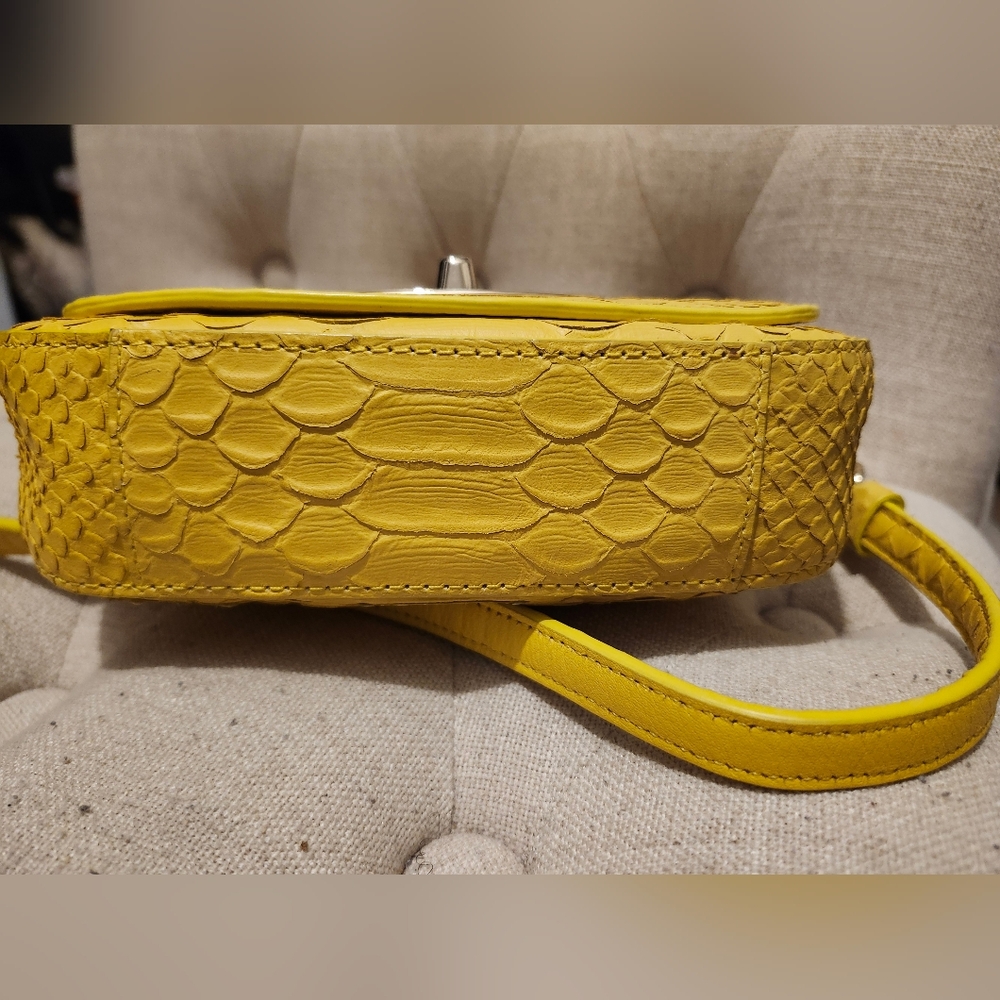 Coach Bundle Liv Crossbody In Python Embossed Lea… - image 4